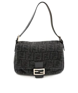 Fendi Zucca Wool Mamma Baguette ASL4701