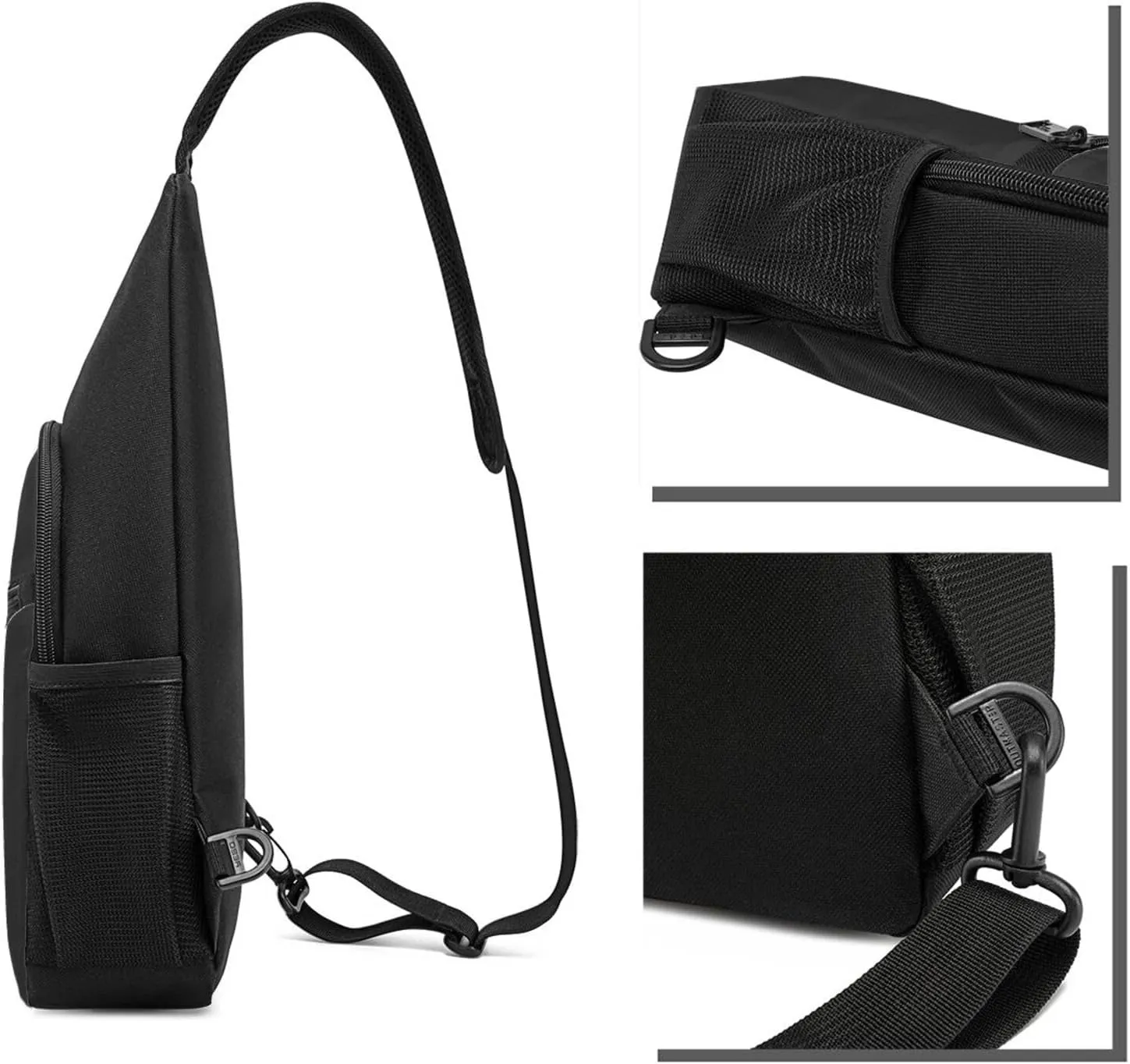 Flag Map Of St Lucia Unisex Chest Bag Lightweight Crossbody Shoulder Bag Travel Pocket