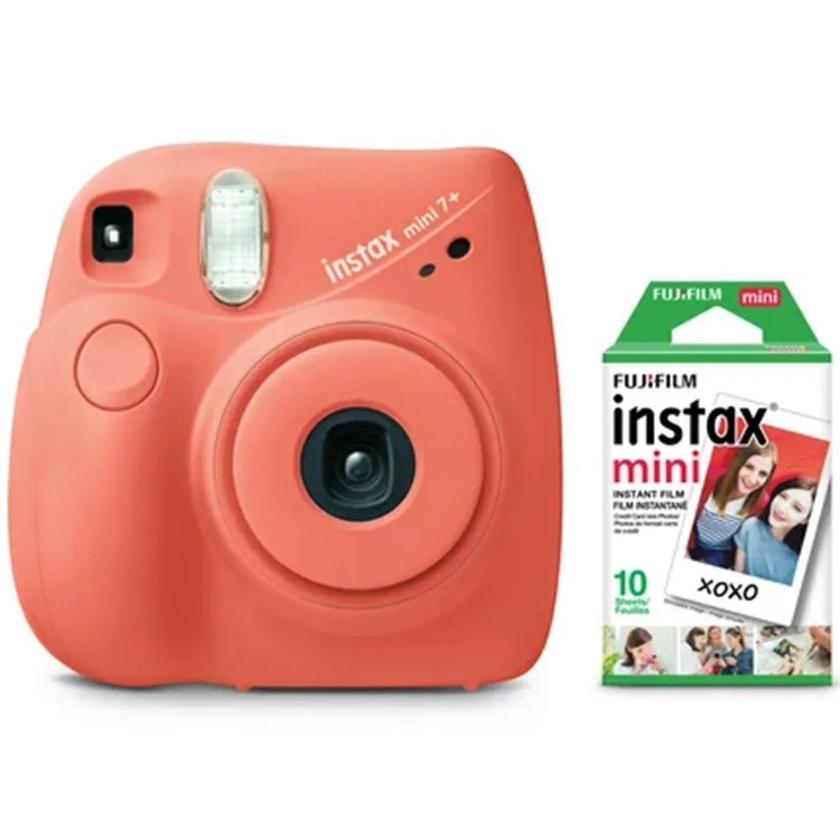 FUJIFILM Instax Mini 7  Instant Film Camera - Coral
