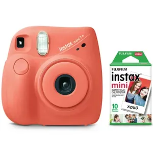 FUJIFILM Instax Mini 7  Instant Film Camera - Coral