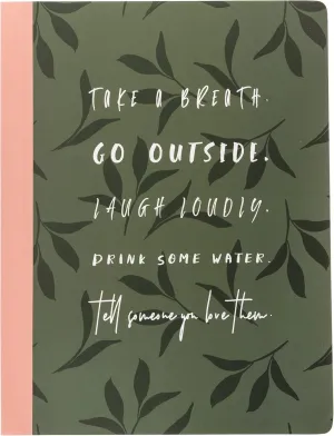 Graphique Self Care Dotted Grid Notebook | 120 Pages for Writing | Premium Paper | Journal | Diary | Lists | Project Planner | Notepad | Bookbinding Tape Edge | 7.5 x 9.75