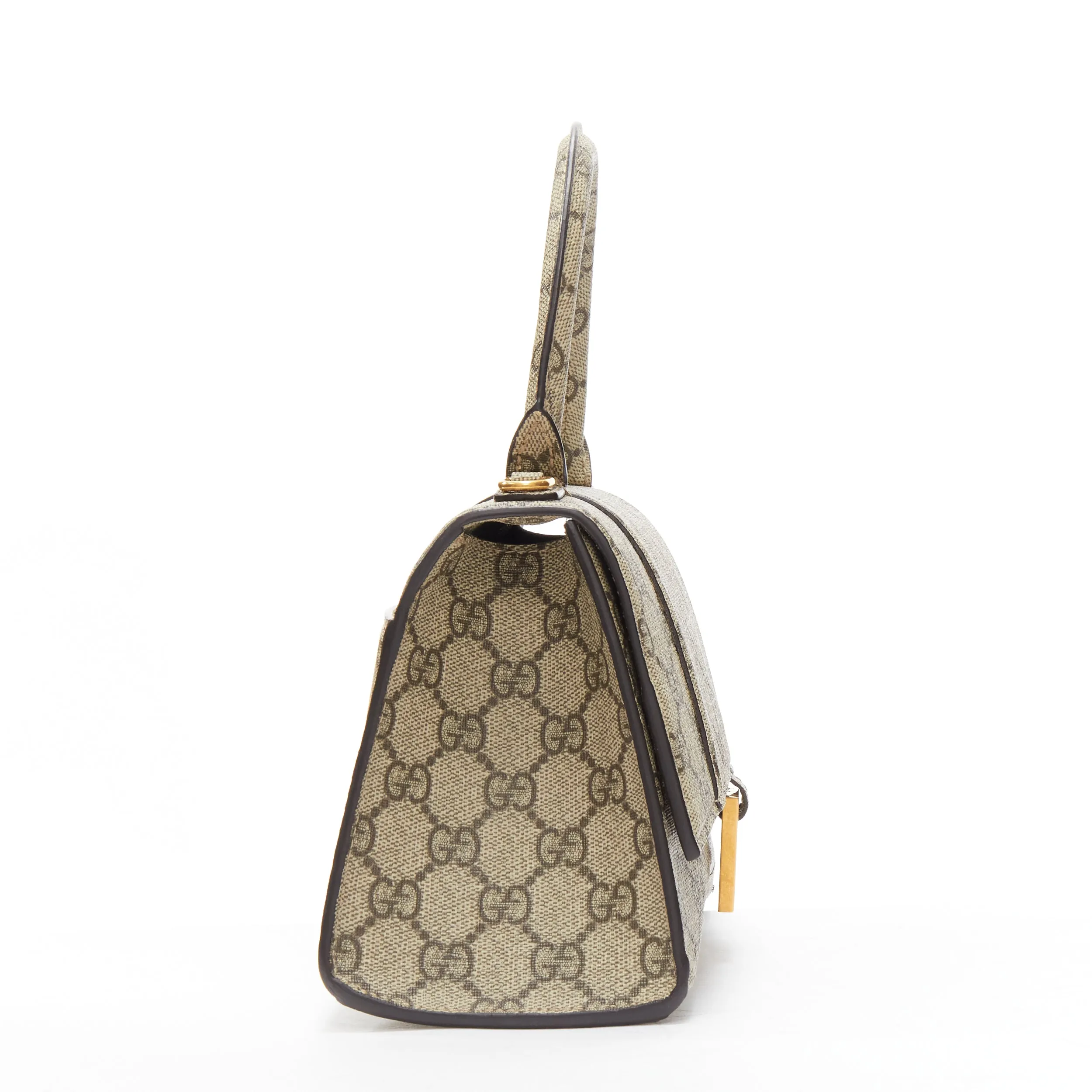 GUCCI BALENCIAGA Hourglass Hacker Project Runway monogram B buckle bag