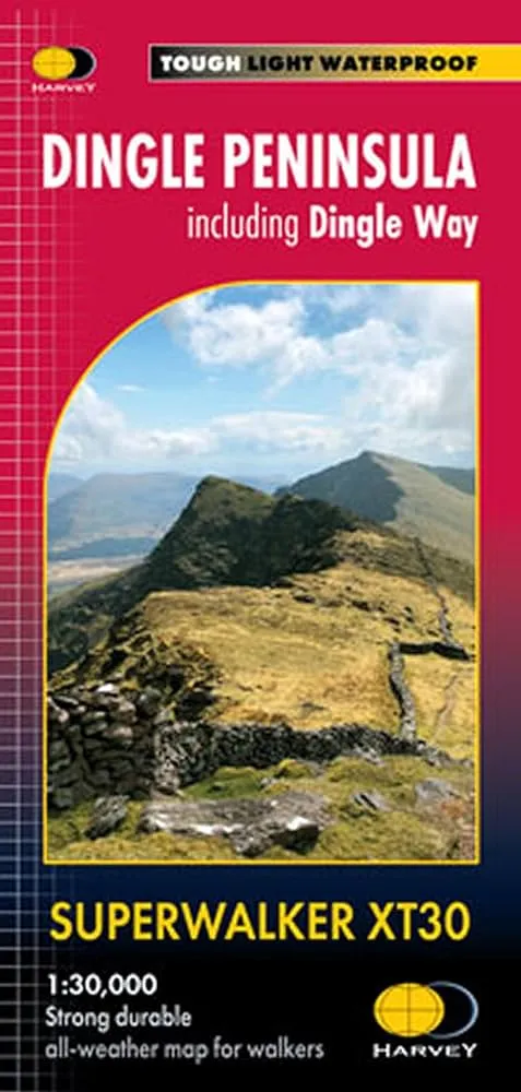 Harvey Dingle Peninsula (including Dingle Way) Superwalker XT30 Map (1:30,000)