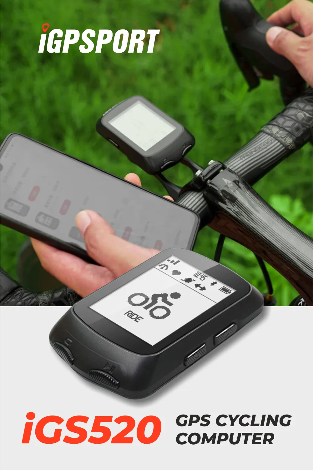 iGPSPORT iGS520 GPS Cycling Computer (IGS520)