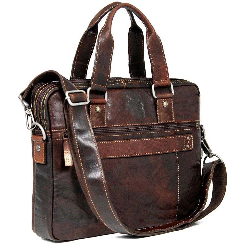 Jack Georges Voyager Professional Zippered Briefcase