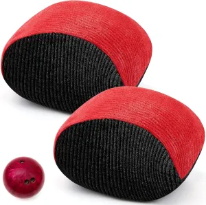 Lewtemi Microfiber Ultra Dry Bowling Grip Ball, 2 Pcs Microfiber Bowling Rosin Bags for Hands for Golf Lifting Rock Climbing Tennis Gymnastics