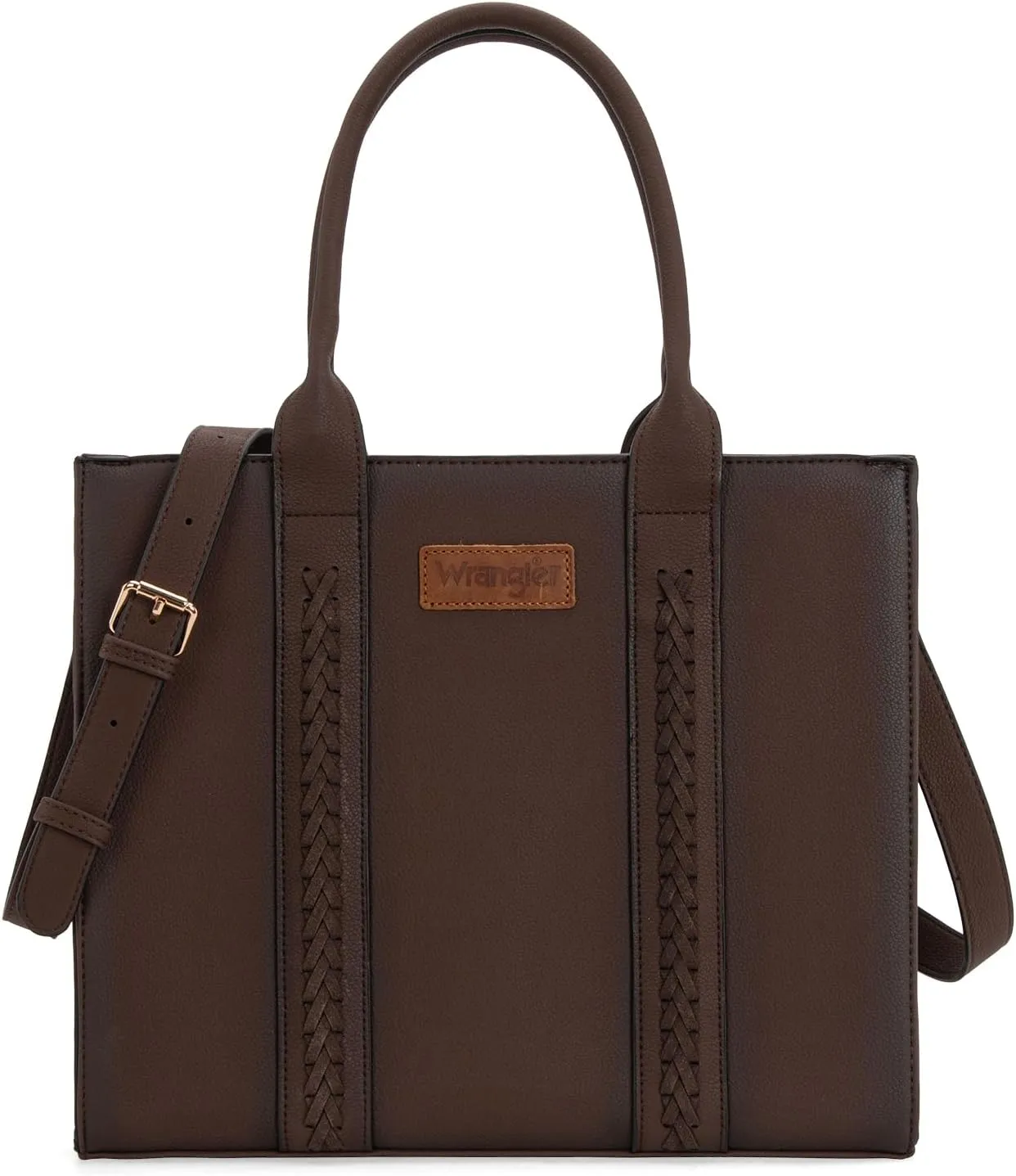Montana West Wrangler Purse for Women Large Work Tote Bags with Strap Vintage Top-Handle Handbags