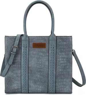 Montana West Wrangler Purse for Women Large Work Tote Bags with Strap Vintage Top-Handle Handbags