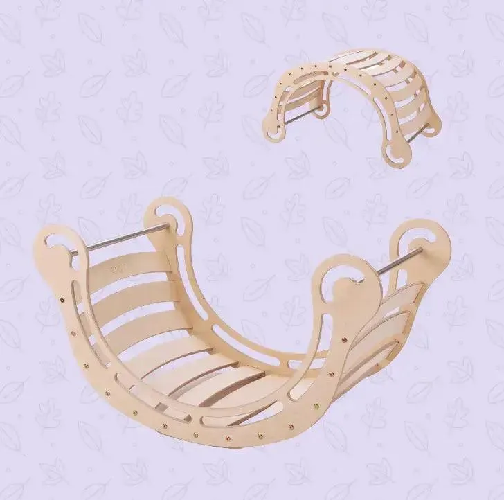 Montessori - Climbing Rocker - Wood
