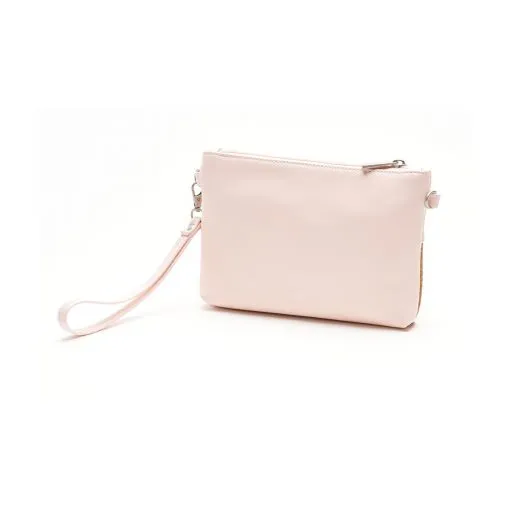 Nicole Wristlet - Blush and Cork