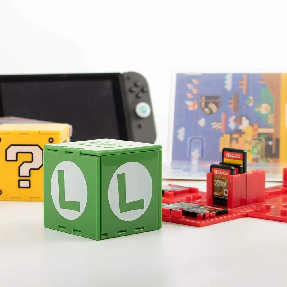 Nintendo Switch Game Card Holder - 16 Game Storage Cube, Portable Organizer for Switch Lite