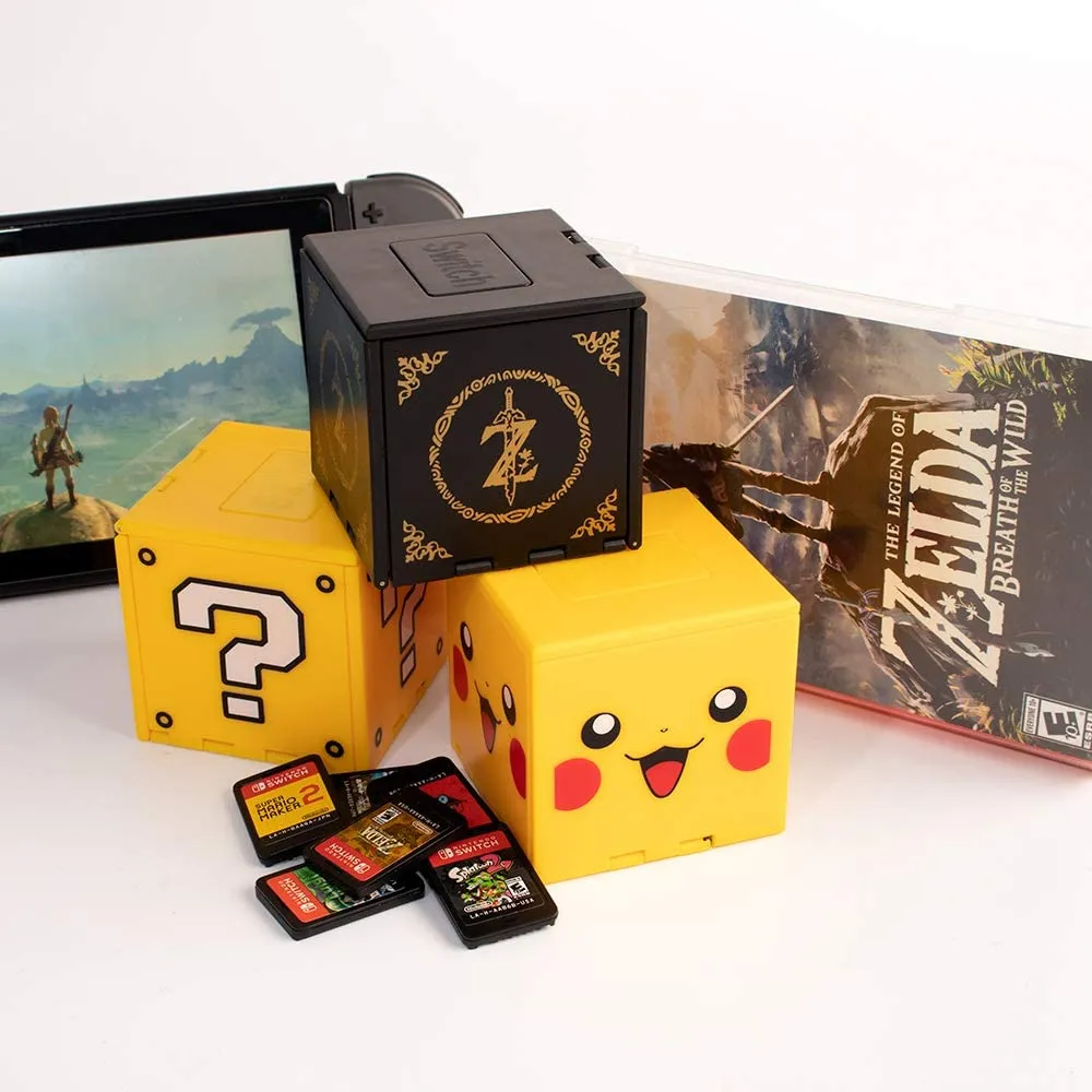 Nintendo Switch Game Card Holder - 16 Game Storage Cube, Portable Organizer for Switch Lite
