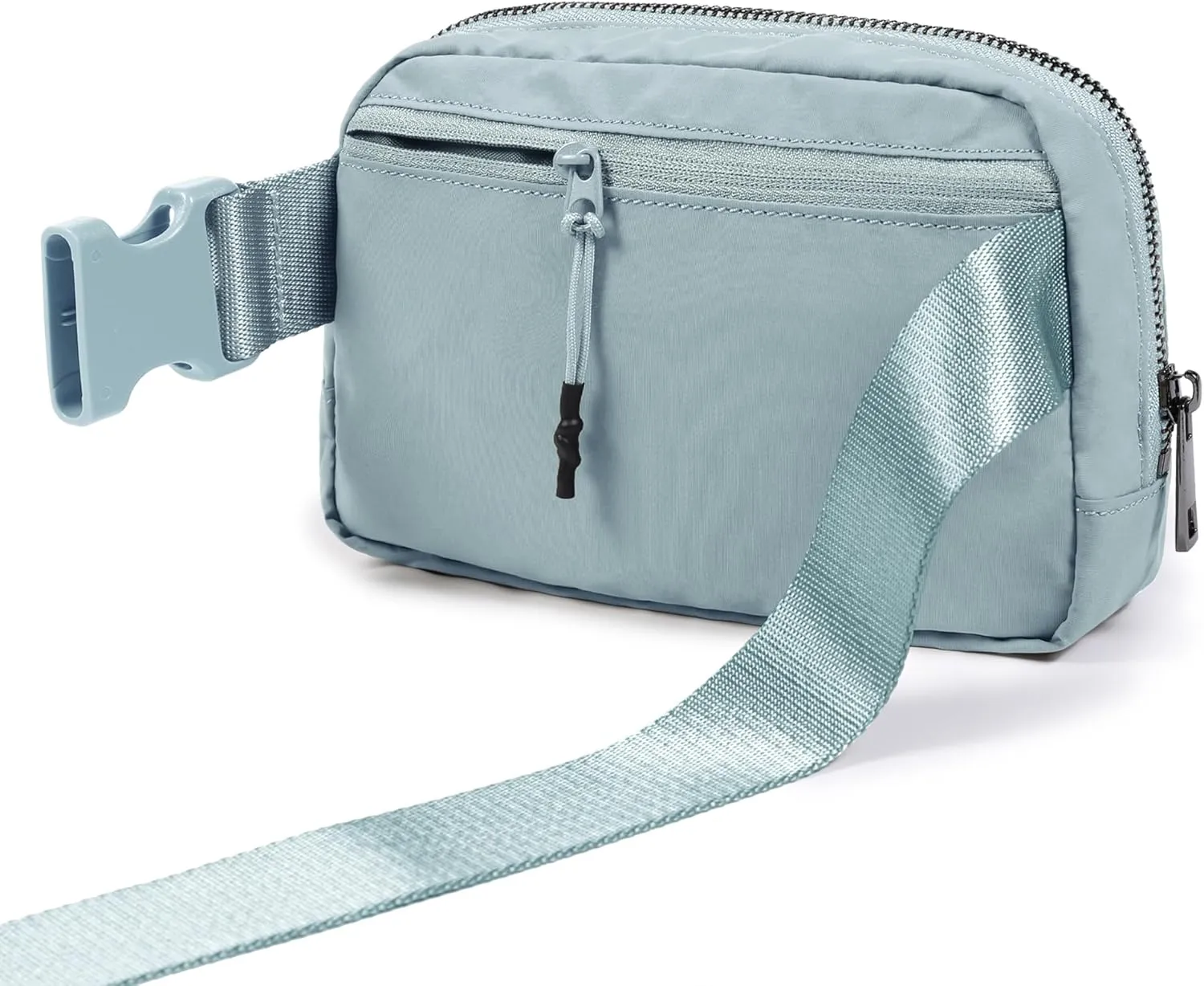 ODODOS Unisex Mini Belt Bag with Adjustable Strap Small Fanny Pack for Workout Running Traveling Hiking, Stone Blue