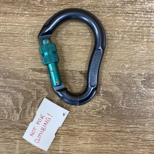 Omega Pacific - Screw Gate Carabiner Backpack Attachment: Grey-Blue/Teal--