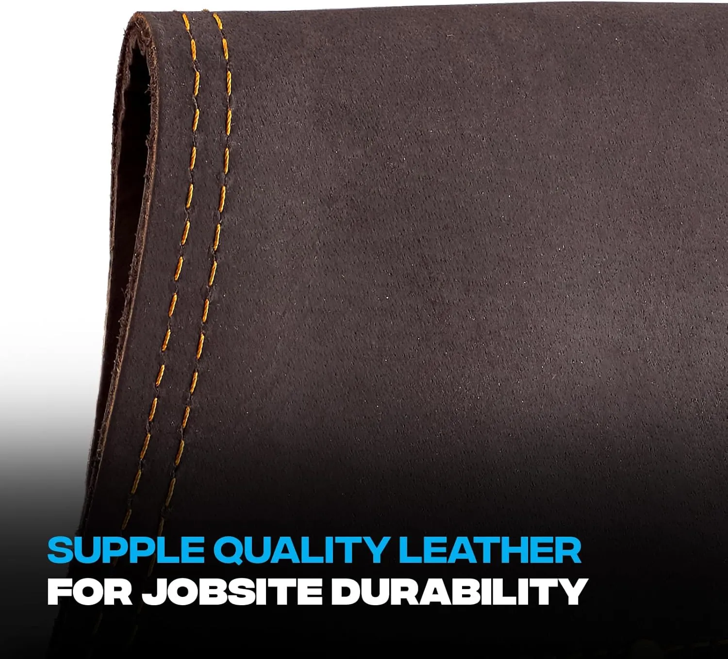 OX Tools Pro Oil-Tanned Leather Tool Pouch Set  Heavy-Duty Tool Belt Pouches for Carpenters, Drywallers, Framers & Electricians, Multi-Pocket, Reinforced Stitching & Hammer Holders
