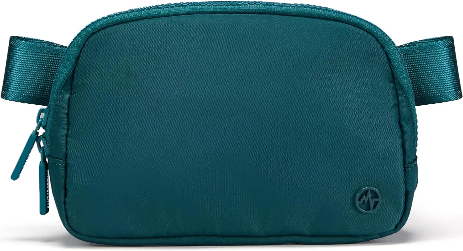 Pander Two Way Zipper Fanny Pack Nylon Everywhere Belt Bag for Women, Water Repellent Waist Packs, Crossbody Bags with Adjustable Strap (Teal Blue).