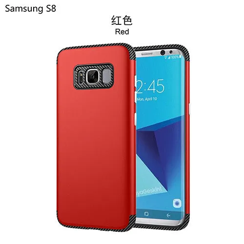 Samsung Galaxy S8 Case 2 in 1 Luxury Silicon Case Cover For Samsung Galaxy S8 S8 Plus