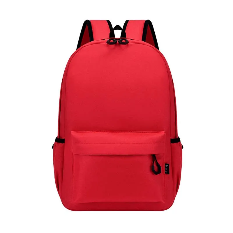 School Bag Printing Logo Junior High School Student