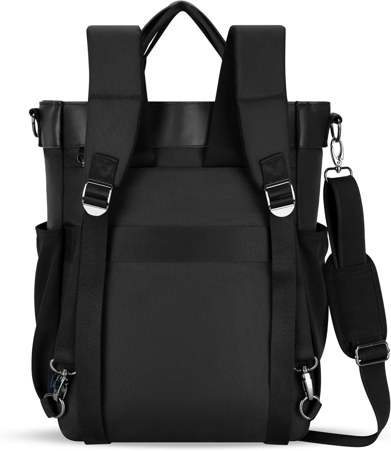 Sherpani Soleil, Anti Theft Convertible Backpack, 3 in 1 Tote Bag, Crossbody Purse, 18L Travel Backpack, Travel Gifts for Women, RFID Protection, Metal Hardware, Fits 15 Laptop (Carbon)
