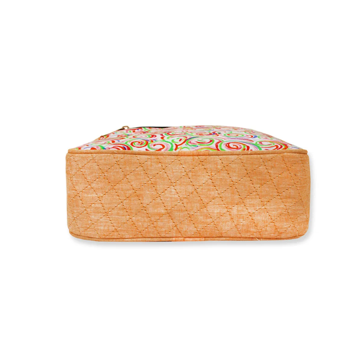 Swirl Double Side Print Box Sling Bag