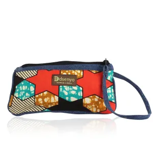 Tomato Red Stars Wristlet