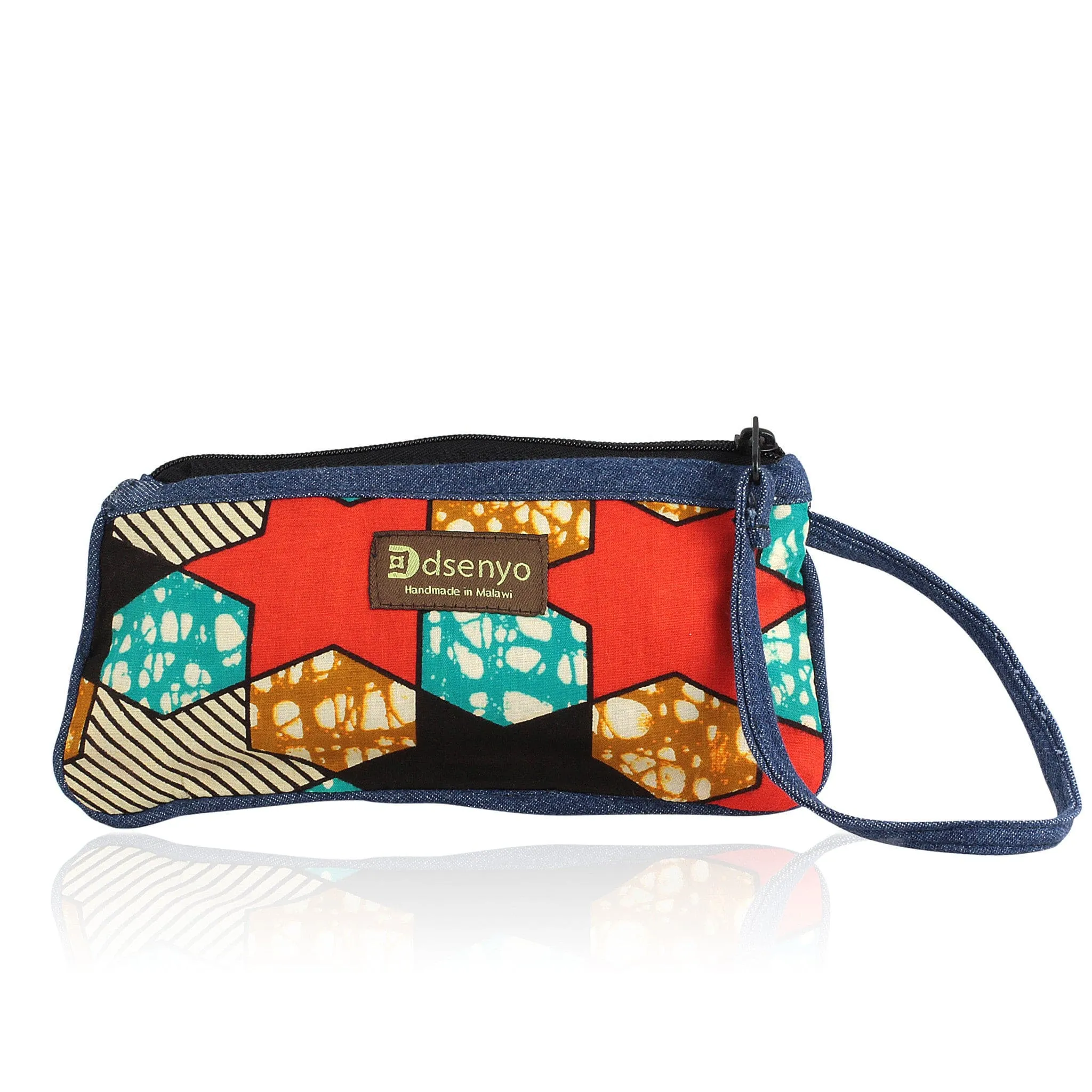 Tomato Red Stars Wristlet