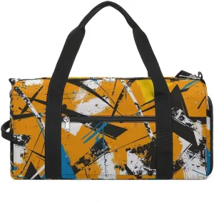 Urban Graffiti Style Gym Bag Sport Gym Tote Bag Lightweight Duffle Bag Carry On Weekender Bags for Women Men