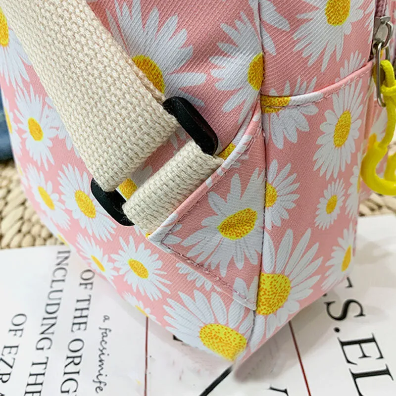 Women Daisy Printed Casual Chest Bag Crossbody