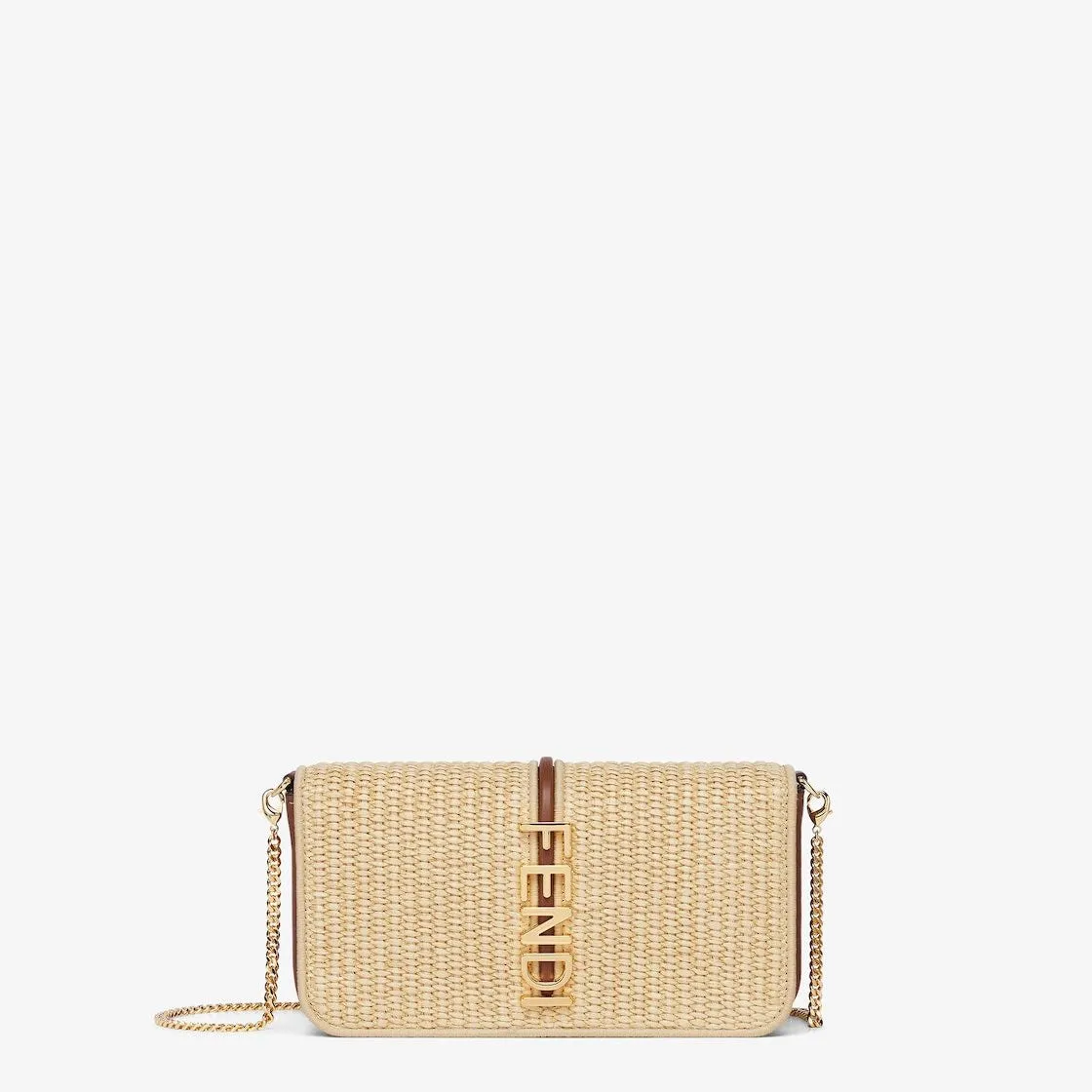 Women's Fendigraphy Wallet On Chain in Alchemy | 8BS076ANWB